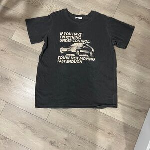 Tres Bien Black Graphic Tee